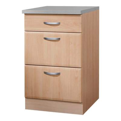 Preisvergleich für wiho Küchen Unterschrank »Prag« Breite 50 cm, BxHxT  50x50x85 cm, in der Farbe Grau, aus Mdf, GTIN: 4255620829739 | Ladendirekt