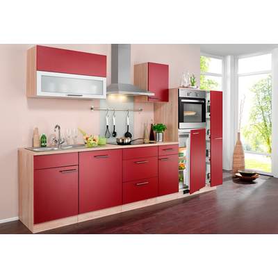 Preisvergleich für wiho Küchen Unterschrank »Montana« 50 cm breit, BxHxT  50x60x85 cm, in der Farbe Rot | Ladendirekt