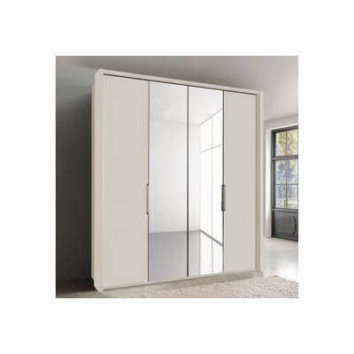 Preisvergleich für WIEMANN Kleiderschrank »Kansas« der cm, BxT Spiegel, in Farbe | 200x2 Ladendirekt Beige mit