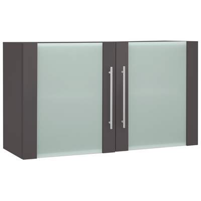 Preisvergleich für wiho Küchen Glashängeschrank Flexi2, Breite 100 cm,  BxHxT 100x35x56 cm, SKU: 64297667 | Ladendirekt