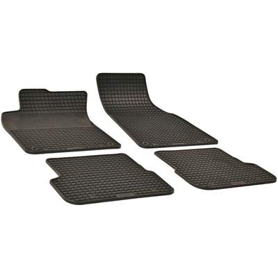 Preisvergleich für WALSER Passform-Fußmatten, Audi, 2 Farbe für Audi, Ladendirekt Vordermatten, Rückmatten), Kombi-Schrägheck-Stufenheck, 2 der (4 in | Schwarz A4-A4-A5, St