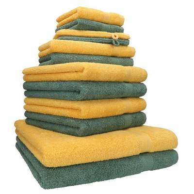 | bei kaufen Ladendirekt Yellow Günstig Handtuch-Sets Preisvergleich baumwolle im