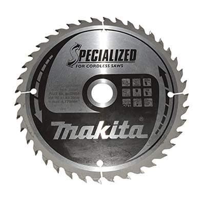 Preisvergleich für Makita SPECIALIZED B-32954 Silber der Kreissägeblatt 40 x 165 cm, in Farbe BxHxT 20 Zähneanzahl: | Hartmetall Ladendirekt 16.5x0.1x2 1mm x 1St