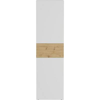 Holzwerkstoff, FMD Preisvergleich 5.4x19.9x4 54,5 cm, in aus der für Breite | Ladendirekt BxHxT Weiss, »Belm« Garderobenschrank cm, GTIN: Farbe 4029494130143