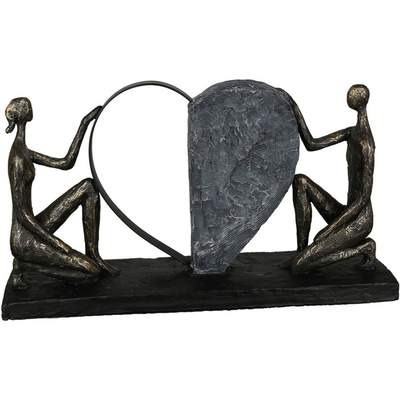 4001250893622 in Gilde für cm, Heart Preisvergleich Casablanca GTIN: St), (1 Affair Skulptur Ladendirekt Gelb, Dekofigur the BxHxT | by der Farbe of 38x10x21