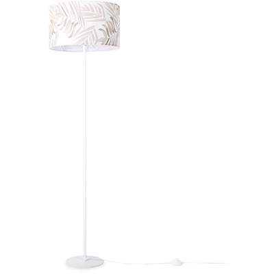 Ladendirekt Paco Preisvergleich Modern Lampenschirm Stehlampe für | Stehleuchte Retro Weiß Stativ Leselampe 4 Design Home (Ø38 E27 38x4x38 cm, cm), in Farbe BxHxT Stehleuchte, der Wohnzimmer
