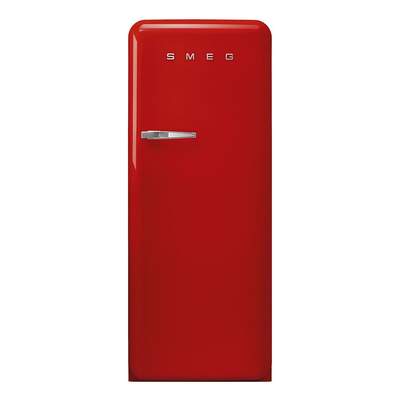 Preisvergleich für Smeg - FAB28 Kühlschrank mit Gefrierfach - rot/lackiert/Türanschlag  rechts/BxHxT 60,1x150x78,8cm, in der Farbe Rot