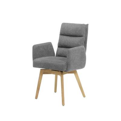 Preisvergleich für MCA furniture Esszimmerstuhl »2er Set Stuhl Mecana mit  Armlehnen, Edelstahl, « (2er-Set), BxHxT 60x64x87 cm, aus Material-mix,  GTIN: 4027207192556 | Ladendirekt | Stühle
