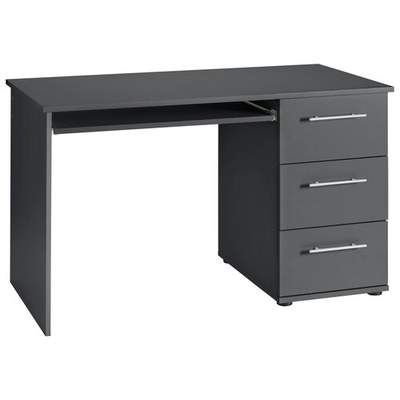 Preisvergleich für VOGL Möbelfabrik Schreibtisch der in Weiß | Farbe BxHxT cm, Ladendirekt »Lenny«, 67x67x87.5
