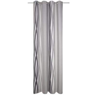Preisvergleich für Vorhang Zoee mit Ösen, verdunkelnd, BxH 150x220 cm, in  der Farbe Weiss, aus Metall, GTIN: 4004567120122 | Ladendirekt | Thermovorhänge