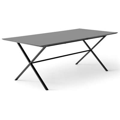 Preisvergleich für Hammel Furniture Esstisch Meza by Hammel, bootsförmige  Tischplatte aus MDF/Laminat und einem Eichenholzgestell, in zwei, BxHxT  165x90x75 cm, aus Recyceltes, SKU: 30565043 | Ladendirekt