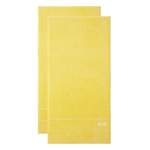 Handtuch-Set von Boss, in der Farbe Gelb, aus Baumwolle, andere Perspektive, Vorschaubild
