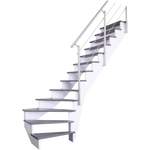 Treppe von Luxholm, in der Farbe Weiss, aus Buche, andere Perspektive, Vorschaubild