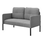 2/3-Sitzer Sofa von [EN.CASA], in der Farbe Grau, aus Polyester, andere Perspektive, Vorschaubild