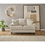 2/3-Sitzer Sofa von home affaire, in der Farbe Beige, aus Microfaser, andere Perspektive, Vorschaubild