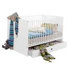 Babybett von Wimex, in der Farbe Weiss, aus Holzwerkstoff, andere Perspektive, Vorschaubild