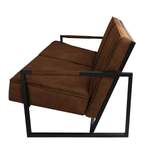 2/3-Sitzer Sofa von ars manufacti, in der Farbe Braun, andere Perspektive, Vorschaubild
