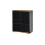 Highboard von loftscape, in der Farbe Schwarz, aus Holzwerkstoff, Vorschaubild