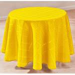 Tischdecke von Delindo Lifestyle, in der Farbe Gelb, aus Polyester, andere Perspektive, Vorschaubild