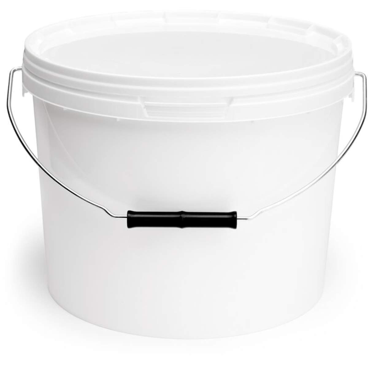 BENBOW 10x 10l Eimer Mit Deckel – Weiß, Lebensmittelecht (PP), BRC-zertifiziert, Für Garten, Honig, Lagerung & Transport
