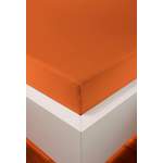 Bettlaken von bellana, in der Farbe Orange, aus Jersey, andere Perspektive, Vorschaubild