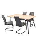Essgruppe von Möbel direkt online, in der Farbe Schwarz, aus Holzwerkstoff, Vorschaubild
