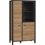 Highboard von FORTE, in der Farbe Schwarz, aus Metall, andere Perspektive, Vorschaubild