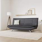 2/3-Sitzer Sofa von Fredriks, in der Farbe Schwarz, aus Kunstleder, andere Perspektive, Vorschaubild