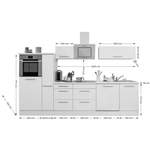 Küchenzeile von Respekta, in der Farbe Weiss, aus Metall, andere Perspektive, Vorschaubild