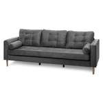 2/3-Sitzer Sofa von Moebel-Eins, in der Farbe Grau, aus Polyester, andere Perspektive, Vorschaubild