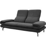 2/3-Sitzer Sofa von LOOKS BY WOLFGANG JOOP, in der Farbe Grau, aus Strukturstoff, andere Perspektive, Vorschaubild