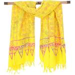 Textilien von Guru-Shop, in der Farbe Gelb, aus Viskose, andere Perspektive, Vorschaubild