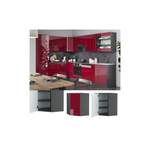 Küchen-Hängeschrank von Vicco, in der Farbe Grau, aus Hochglanz, Vorschaubild