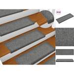 Teppich von VIDAXL, in der Farbe Grau, aus Stoff, Vorschaubild
