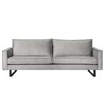 2/3-Sitzer Sofa von ars manufacti, in der Farbe Silber, aus Samt, andere Perspektive, Vorschaubild