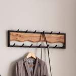 Garderobenhaken von FineBuy, in der Farbe Braun, aus Massivholz, andere Perspektive, Vorschaubild