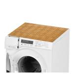 Waschmaschinenauflage von matches21 HOME & HOBBY, in der Farbe Braun, andere Perspektive, Vorschaubild