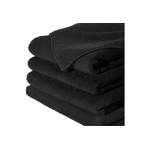 Handtuch-Set von cwonlineshop, in der Farbe Schwarz, aus Baumwolle, andere Perspektive, Vorschaubild