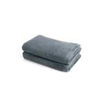 Handtuch-Set von Aymando, in der Farbe Grau, aus Baumwolle, andere Perspektive, Vorschaubild