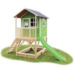 Gartenhaus von Exit Toys, in der Farbe Grün, aus Kiefernholz, Vorschaubild