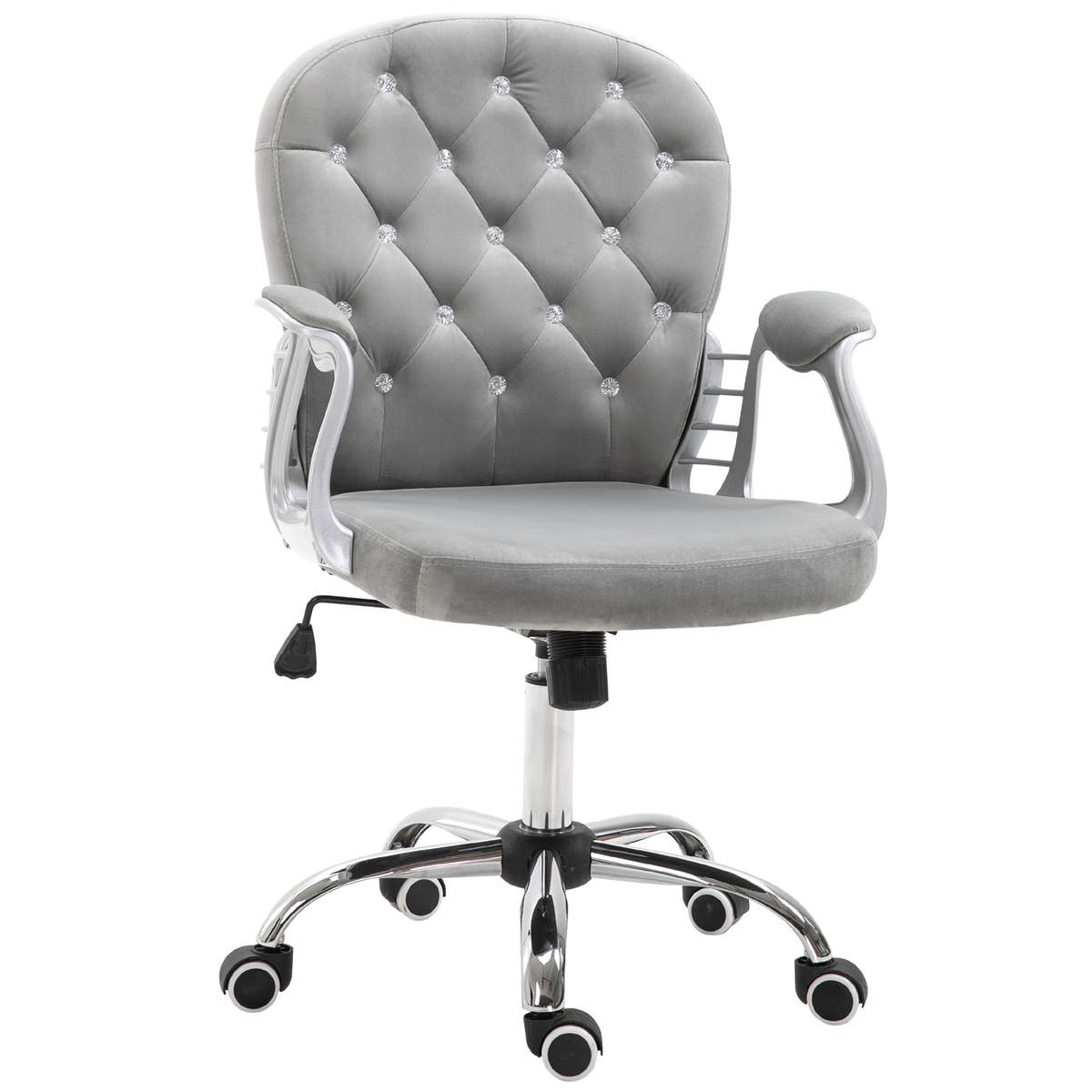 HOMCOM Bürostuhl Ergonomischer mit Kunstwolle-Optik Dunkelgrau kaufen bei HOMCOM Bürostuhl Ergonomischer mit Kunstwolle-Optik Dunkelgrau kaufen bei