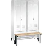 Garderobenschrank von C+P, in der Farbe Weiss, andere Perspektive, Vorschaubild