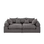 2/3-Sitzer Sofa von smart, in der Farbe Grau, aus Flachgewebe, Vorschaubild