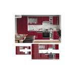 Küchenzeile von Vicco, in der Farbe Rot, aus Hochglanz, Vorschaubild