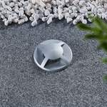 Bodeneinbauleuchte von Lucande, in der Farbe Silber, aus Aluminium, andere Perspektive, Vorschaubild