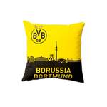 Kopfkissen von Borussia Dortmund, in der Farbe Gelb, aus Baumwolle, andere Perspektive, Vorschaubild