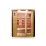 Sauna-Kabine von Dewello, in der Farbe Braun, aus Lackiert, andere Perspektive, Vorschaubild