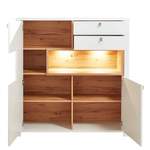 Highboard von BestLivingHome, in der Farbe Weiss, aus Spanplatte, andere Perspektive, Vorschaubild