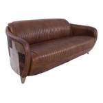 2/3-Sitzer Sofa von moebelfaktor, in der Farbe Braun, aus Aluminium, andere Perspektive, Vorschaubild