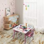 Kinderstuhl von EUGAD, in der Farbe Rosa, aus Massivholz, andere Perspektive, Vorschaubild